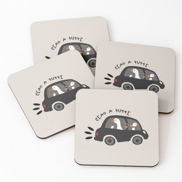 Aperçu de l'œuvre CIAO à TUTTi ! Oies idiotes créée et vendue par fetch-it-studio.
