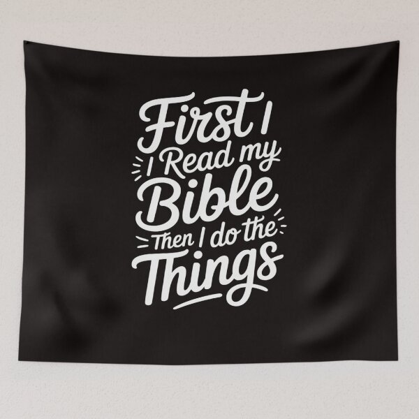 Item preview, First I Read My Bible Then I Do The Things designed and sold by LapFemile.