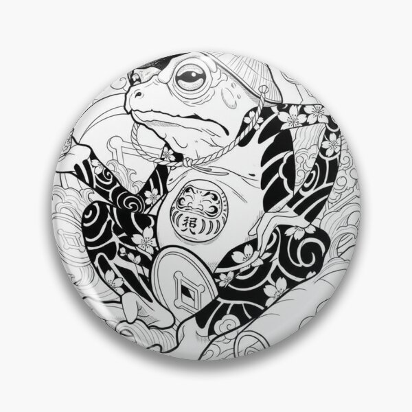 Item preview, Lucky Yakuza Frog designed and sold by DARNANI-INK.