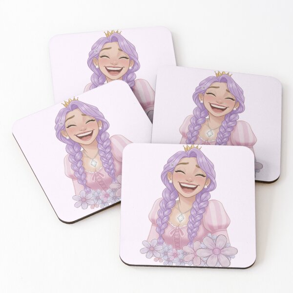 Item preview, Lilac Braids Princess Happy Laughing Face Disney style designed and sold by Heleniya.