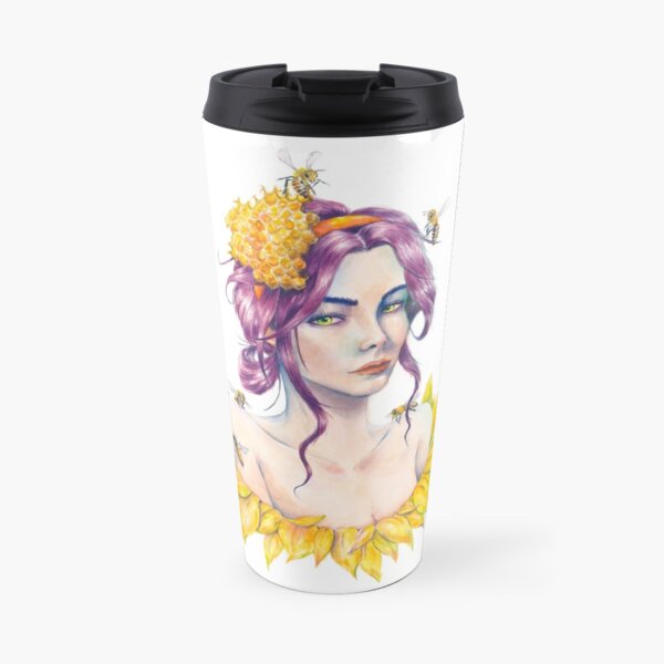 A girl and her bees Travel Mug