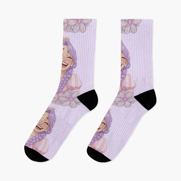 Item preview, Lilac Braids Princess Happy Laughing Face Disney style designed and sold by Heleniya.