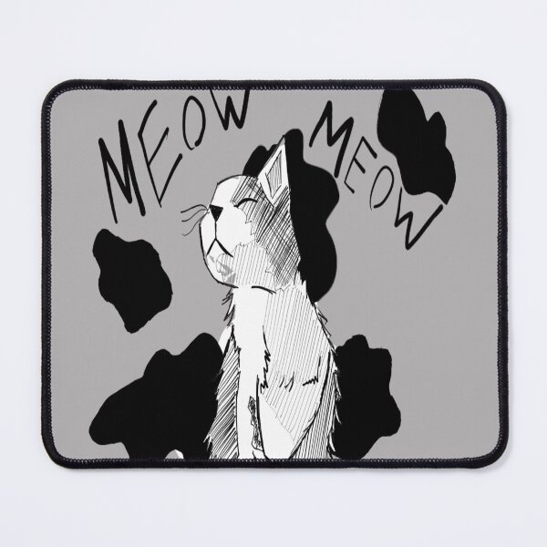 Item preview, Hand-Drawn Cat with Black Spot Art designed and sold by Luxwig.