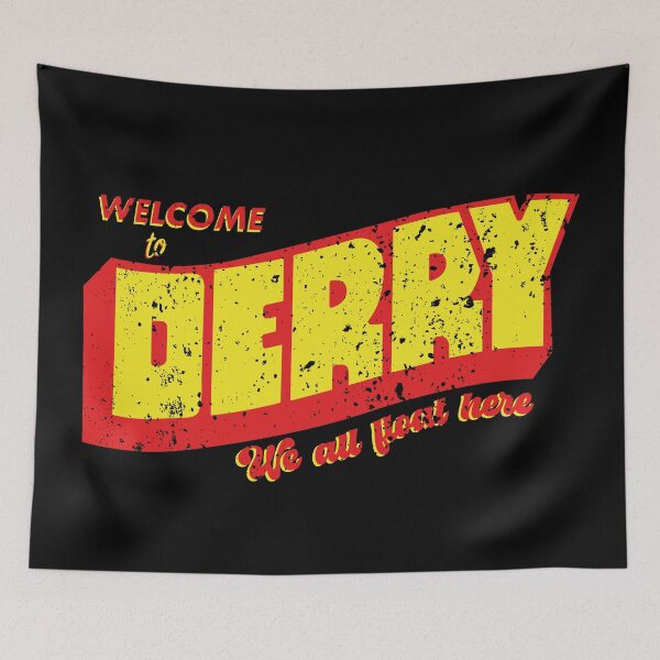 Item preview, IT WELCOME TO DERRY LOGO (GRUNGE STYLE) designed and sold by FunGangStore.