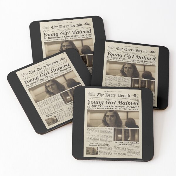 Item preview, IT WELCOME TO DERRY:THE DERRY HERALD PAPERNEWS designed and sold by FunGangStore.