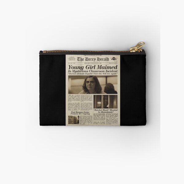 Item preview, IT WELCOME TO DERRY:THE DERRY HERALD PAPERNEWS designed and sold by FunGangStore.