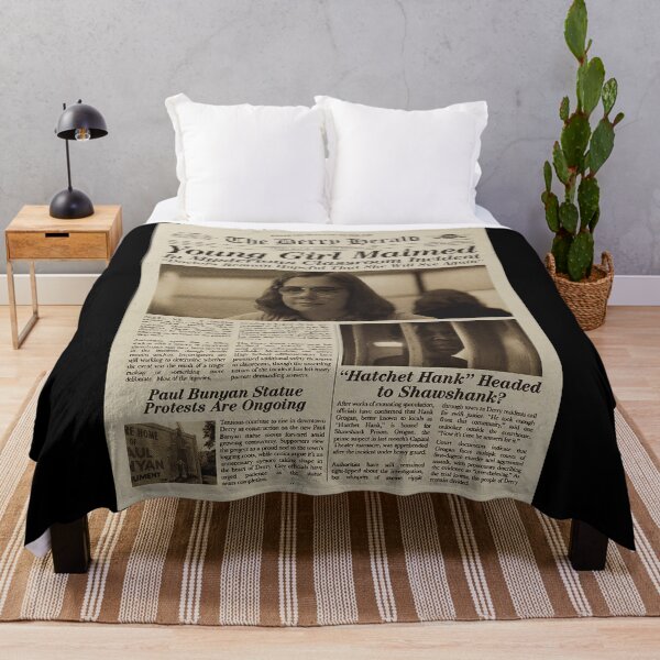 Item preview, IT WELCOME TO DERRY:THE DERRY HERALD PAPERNEWS designed and sold by FunGangStore.