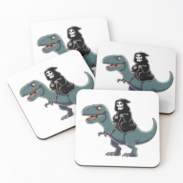 Item preview, Reaper Riding Dinosaur T-Rex designed and sold by Gkinoki.