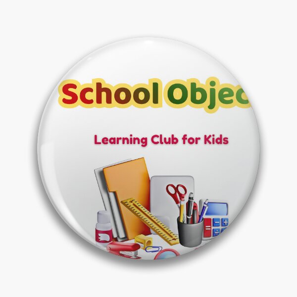 Item preview, School Objects – Learning Club for Kids designed and sold by AME Kids Designs.