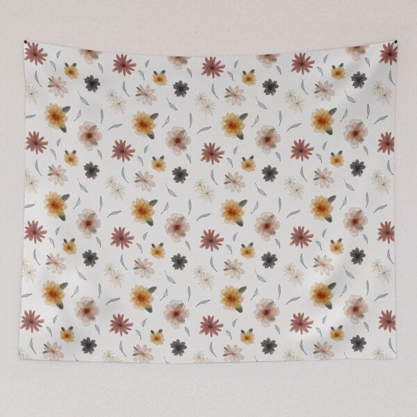 Item preview, Grandmillenial Watercolor Flowers designed and sold by InkyOdyssey.
