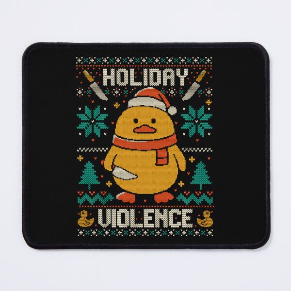 Item preview, Holiday Violence Funny Xmas Duck Ugly Sweater by Tobe Fonseca designed and sold by Tobe Fonseca®.
