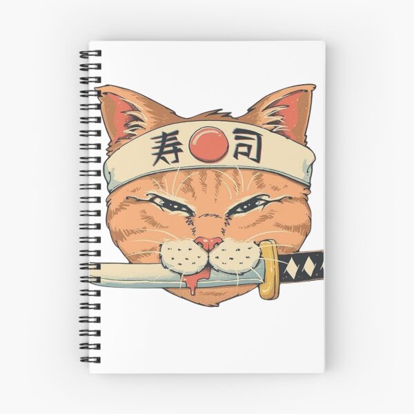 Item preview, The Sushi Master - Serious Cat designed and sold by karlosws.