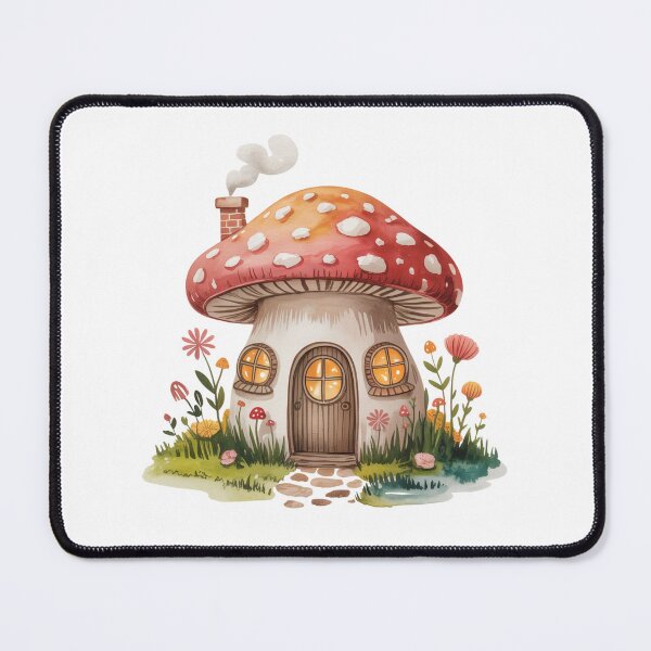 Item preview, Mushroom House designed and sold by CosyVillageArt.