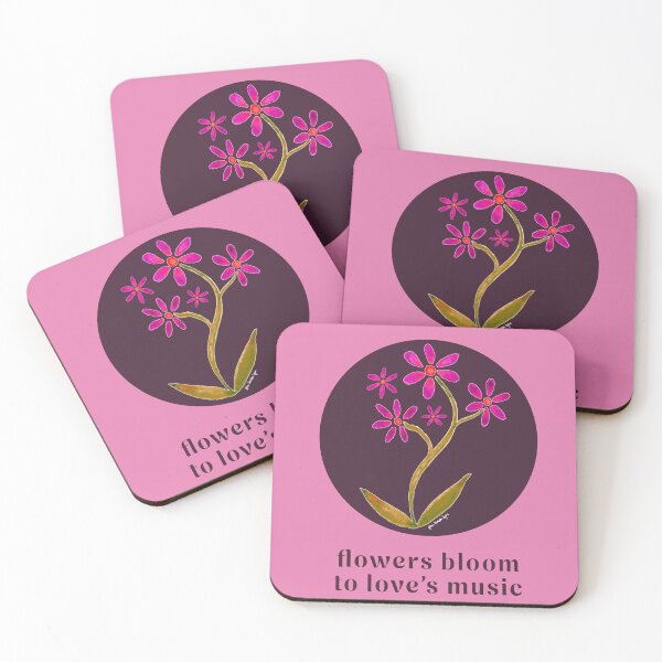 Item preview, Dancing Watercolor Daisies Fuchsia designed and sold by ginalouisalynn.