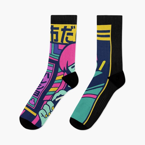 Item preview, Cyberpunk Anime Street Girl Retro Vaporwave Japanese Art Aesthetic  designed and sold by DrawHandArt.