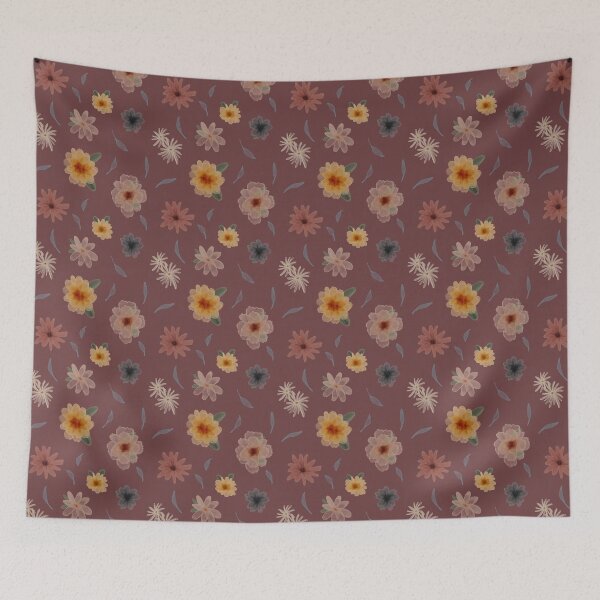Item preview, Grandmillenial Watercolor Flowers designed and sold by InkyOdyssey.