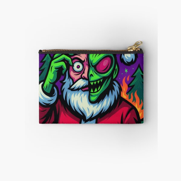 Item preview, Alien Santa Reveals His True Face designed and sold by BlackDot Studio.