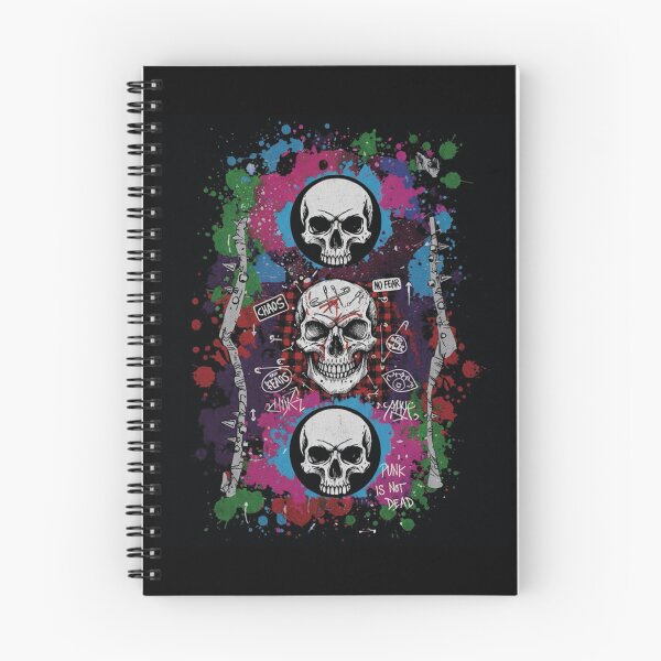 Item preview, Colorful Punk Is Not Dead -  Splash Skull designed and sold by Heleniya.