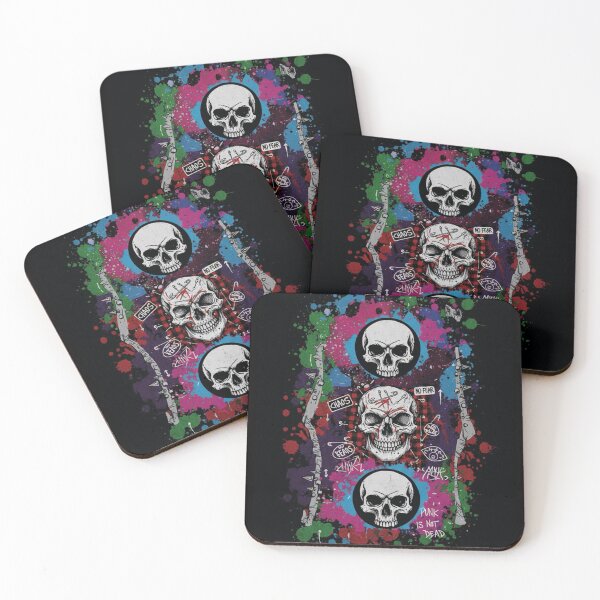Item preview, Colorful Punk Is Not Dead -  Splash Skull designed and sold by Heleniya.