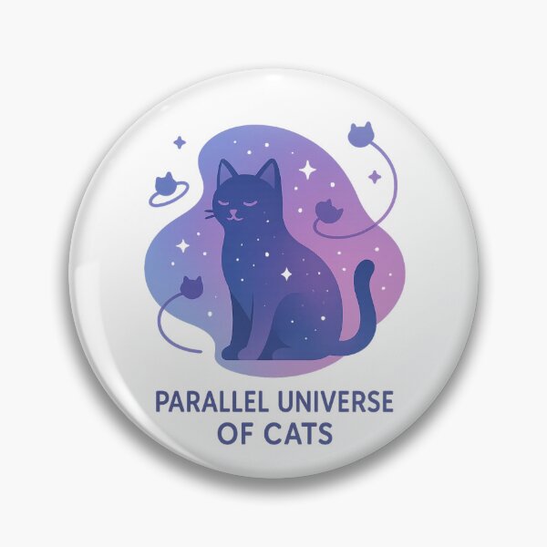 Item preview, Parallel Universe of Cats – Cosmic Space Cat T-Shirt designed and sold by PurfectAttitude.