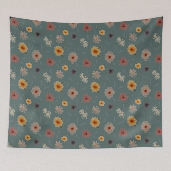 Item preview, Grandmillenial Watercolor Flowers designed and sold by InkyOdyssey.