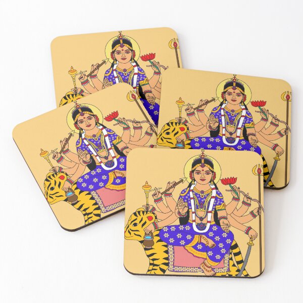 Item preview, Child Chandraghanta – Cute Divine Goddess Artwork designed and sold by Harshit_Digital_Arts.