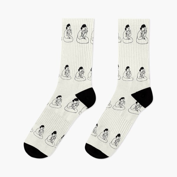 Item preview, Korean Traditional Tea Ceremony Line Art designed and sold by arorar.
