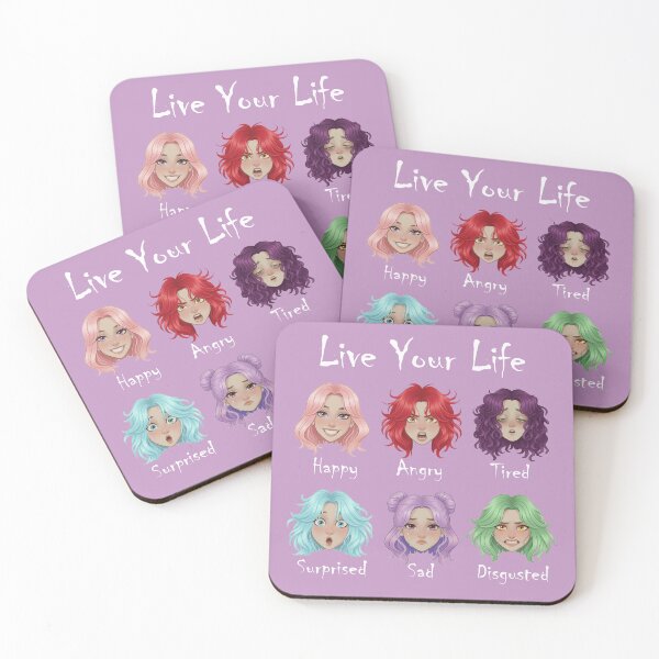Item preview, Colorful Haired Princess Mood Chart - Live Your Life Disney Style designed and sold by Heleniya.