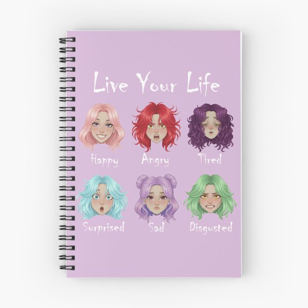 Item preview, Colorful Haired Princess Mood Chart - Live Your Life Disney Style designed and sold by Heleniya.