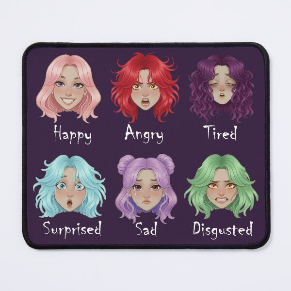 Item preview, Colorful Haired Princess Mood Chart - Live Your Life Disney Style designed and sold by Heleniya.