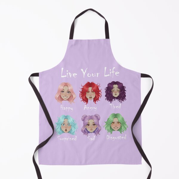 Item preview, Colorful Haired Princess Mood Chart - Live Your Life Disney Style designed and sold by Heleniya.