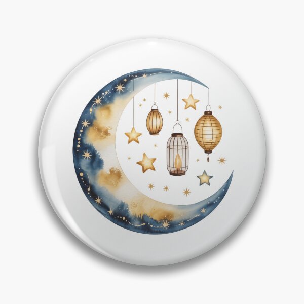 Item preview, Moon Lanterns designed and sold by CosyVillageArt.