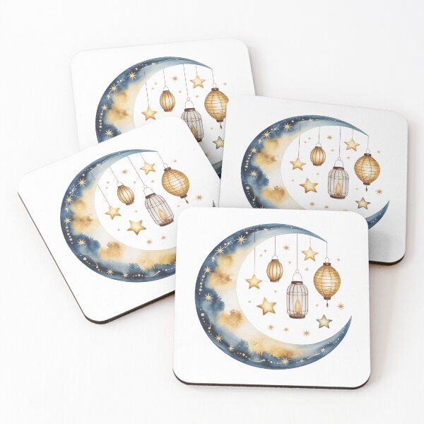 Item preview, Moon Lanterns designed and sold by CosyVillageArt.
