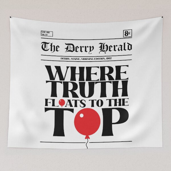 Item preview, IT WELCOME TO DERRY: WHERE TRUTH FLOATS TO THE TOP designed and sold by FunGangStore.