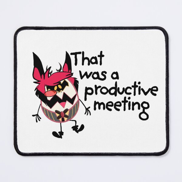 Item preview, Egg Boi Alastor - Productive Meeting designed and sold by EvergreenRevolt.