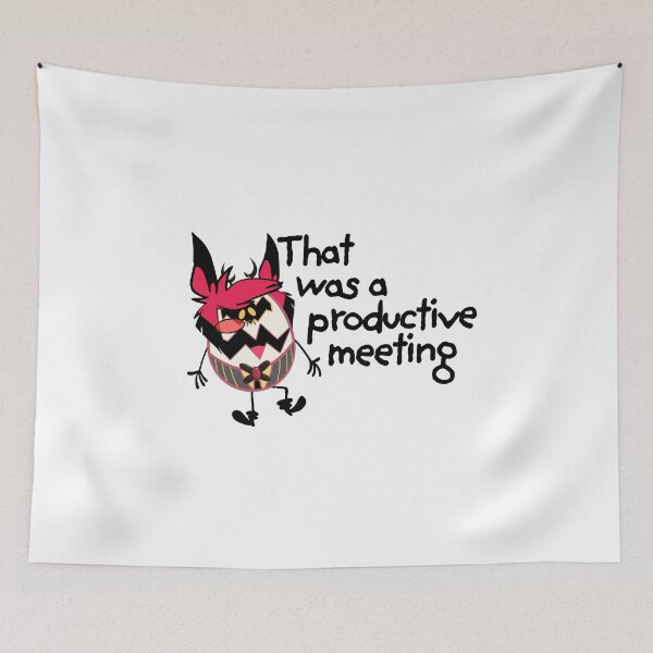 Item preview, Egg Boi Alastor - Productive Meeting designed and sold by EvergreenRevolt.
