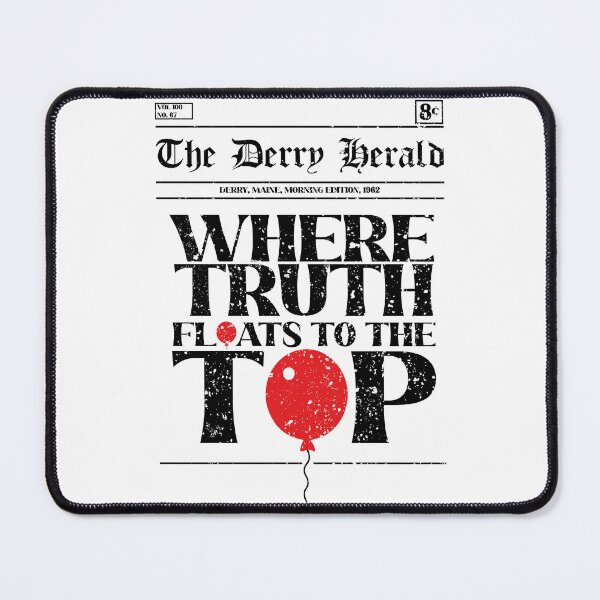 Item preview, IT WELCOME TO DERRY: WHERE TRUTH FLOATS TO THE TOP (GRUNGE STYLE) designed and sold by FunGangStore.