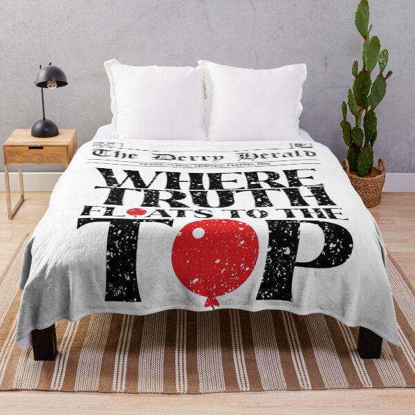 Item preview, IT WELCOME TO DERRY: WHERE TRUTH FLOATS TO THE TOP (GRUNGE STYLE) designed and sold by FunGangStore.
