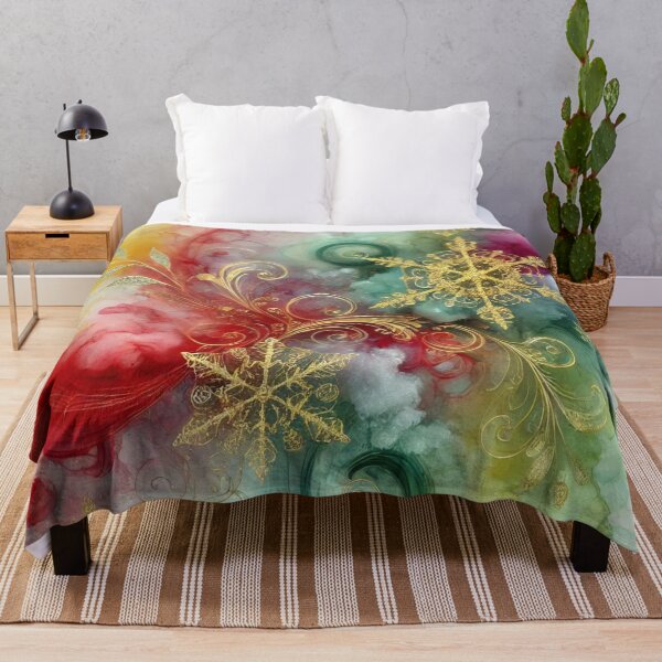 Item preview, Celestial Frostwave Christmas Abstract designed and sold by Dream Bloom Gallery.