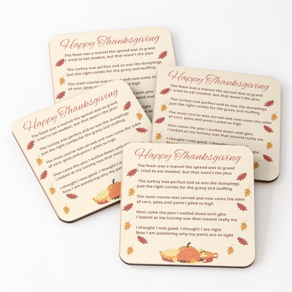 Item preview, Thanksgiving poem designed and sold by TygerOCatz.