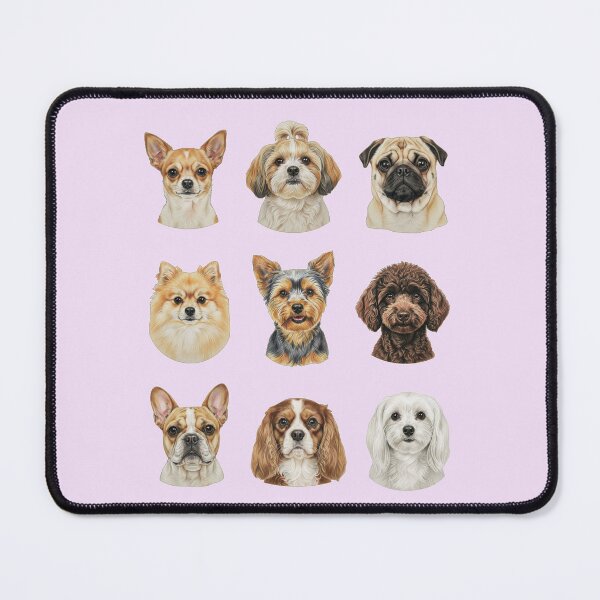 Item preview, Choose Your Angel - 9 Small Dog Breeds Portrait Gift Art designed and sold by Heleniya.