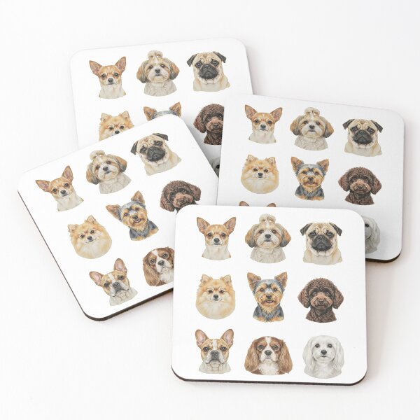 Item preview, Choose Your Angel - 9 Small Dog Breeds Portrait Gift Art designed and sold by Heleniya.