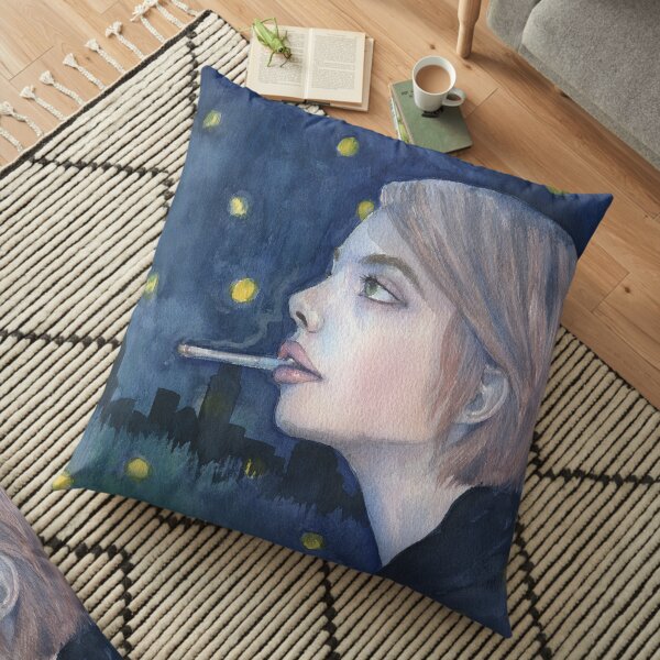 City Girl Floor Pillow