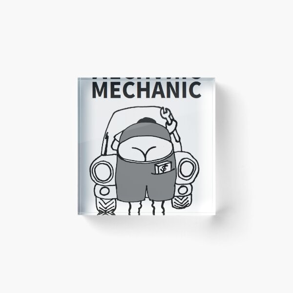 Item preview, funny cartoon art: mechanic designed and sold by jameshowgelpen.