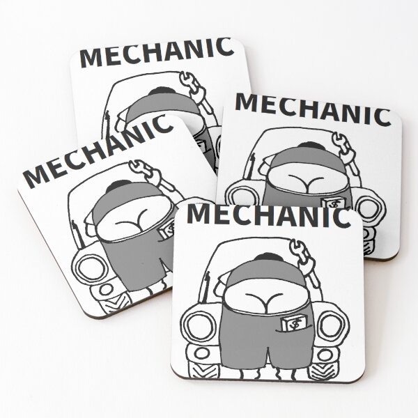 Item preview, funny cartoon art: mechanic designed and sold by jameshowgelpen.