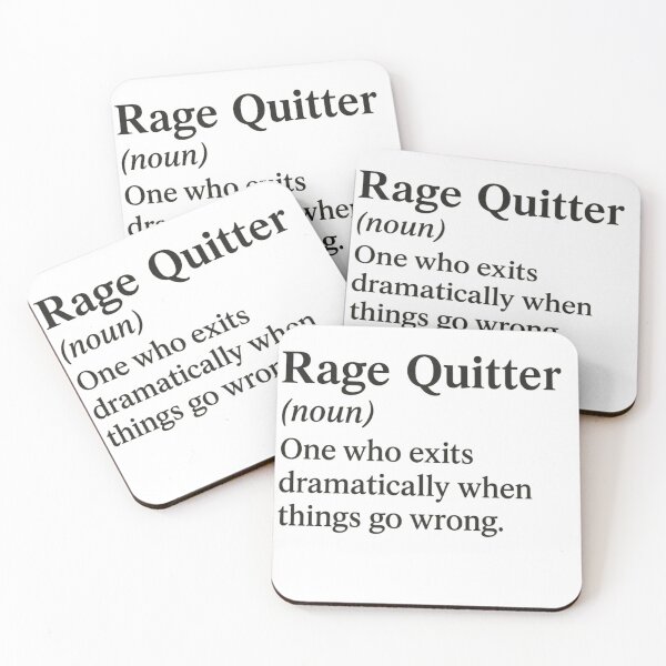 Item preview, Rage Quitter Humor Definition designed and sold by Eric’s Creative Corner.