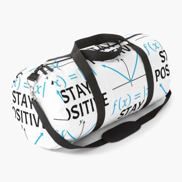 Item preview, Funny Nerdy Stay Positive Absolute Value Graph Math Teacher Black Text designed and sold by MathWare MathClips.