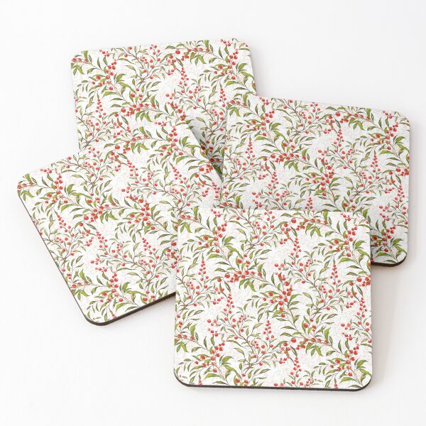 Item preview, Watercolor Christmas Holly Berries designed and sold by NancyDzines.