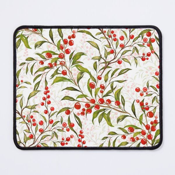 Item preview, Watercolor Christmas Holly Berries designed and sold by NancyDzines.