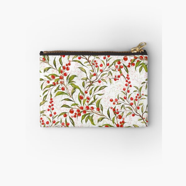 Item preview, Watercolor Christmas Holly Berries designed and sold by NancyDzines.